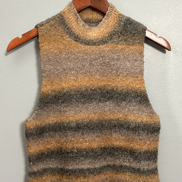 Worthington X Jason Bolden Womens Multi Ombre Striped Sleeveless Dress Size L - Picture 7 of 15